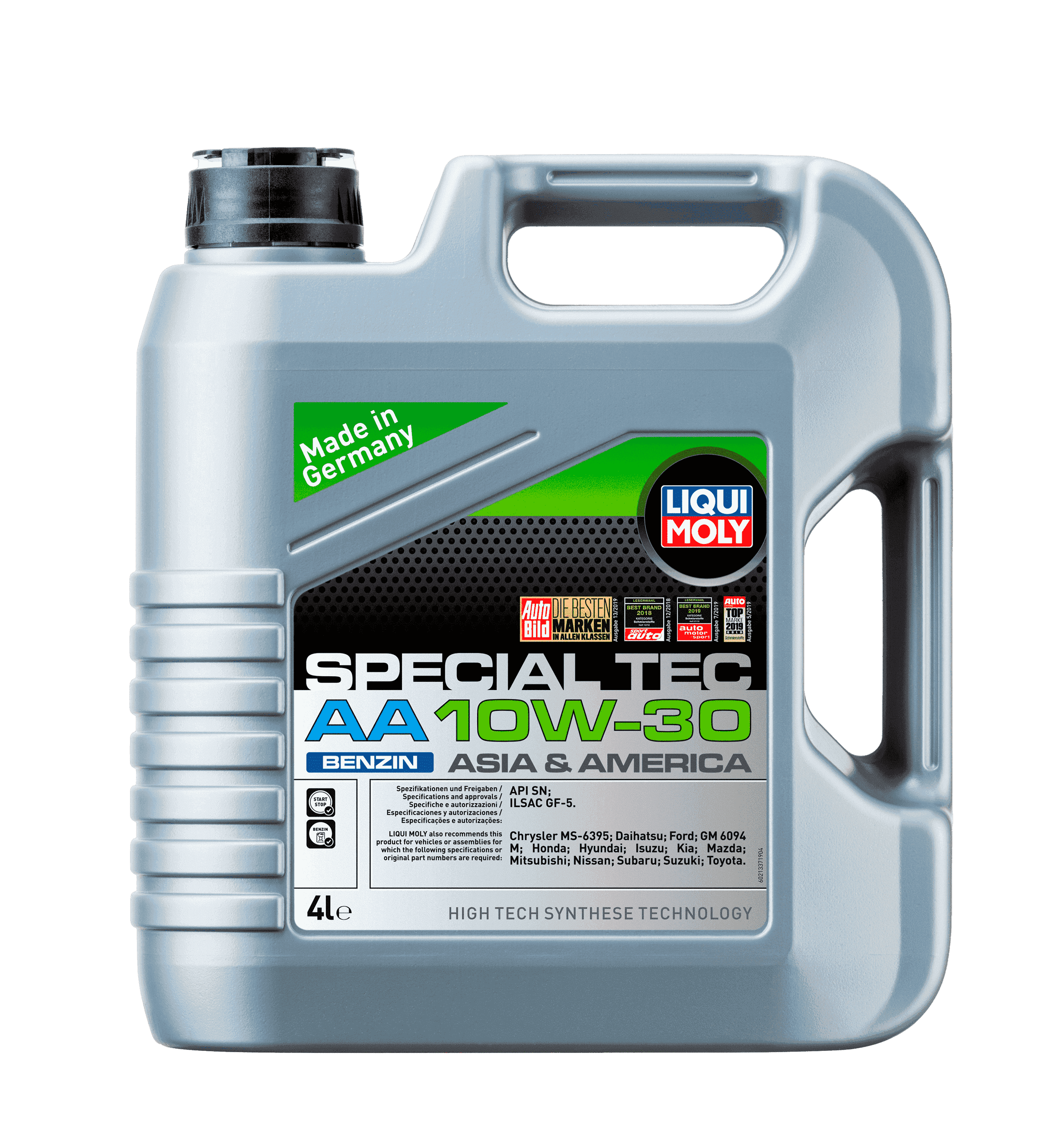 Моторное масло Liqui Moly Special Tec AA Benzin 10W-30, 4л